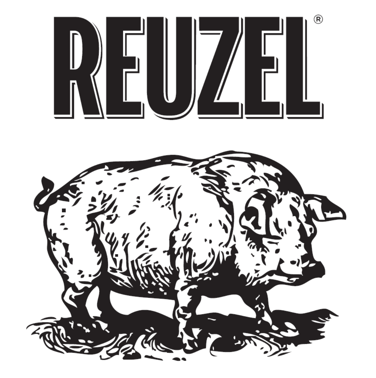 Reuzel gift card featuring the Reuzel logo with a pig mascot, ideal for grooming or barber gift options.