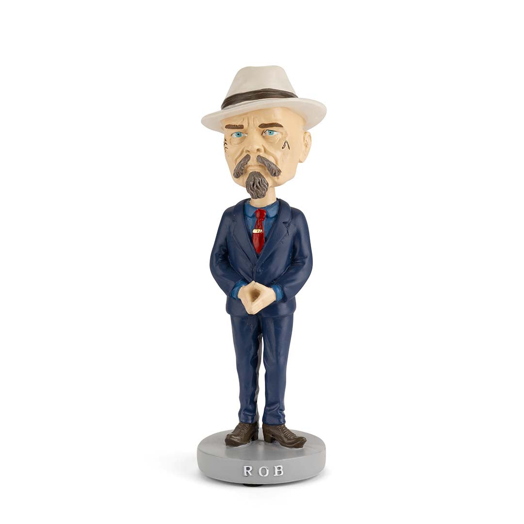 Reuzel Founders' Bobble Head featuring a detailed 2026 design with a ROB character and classic bobblehead style.
